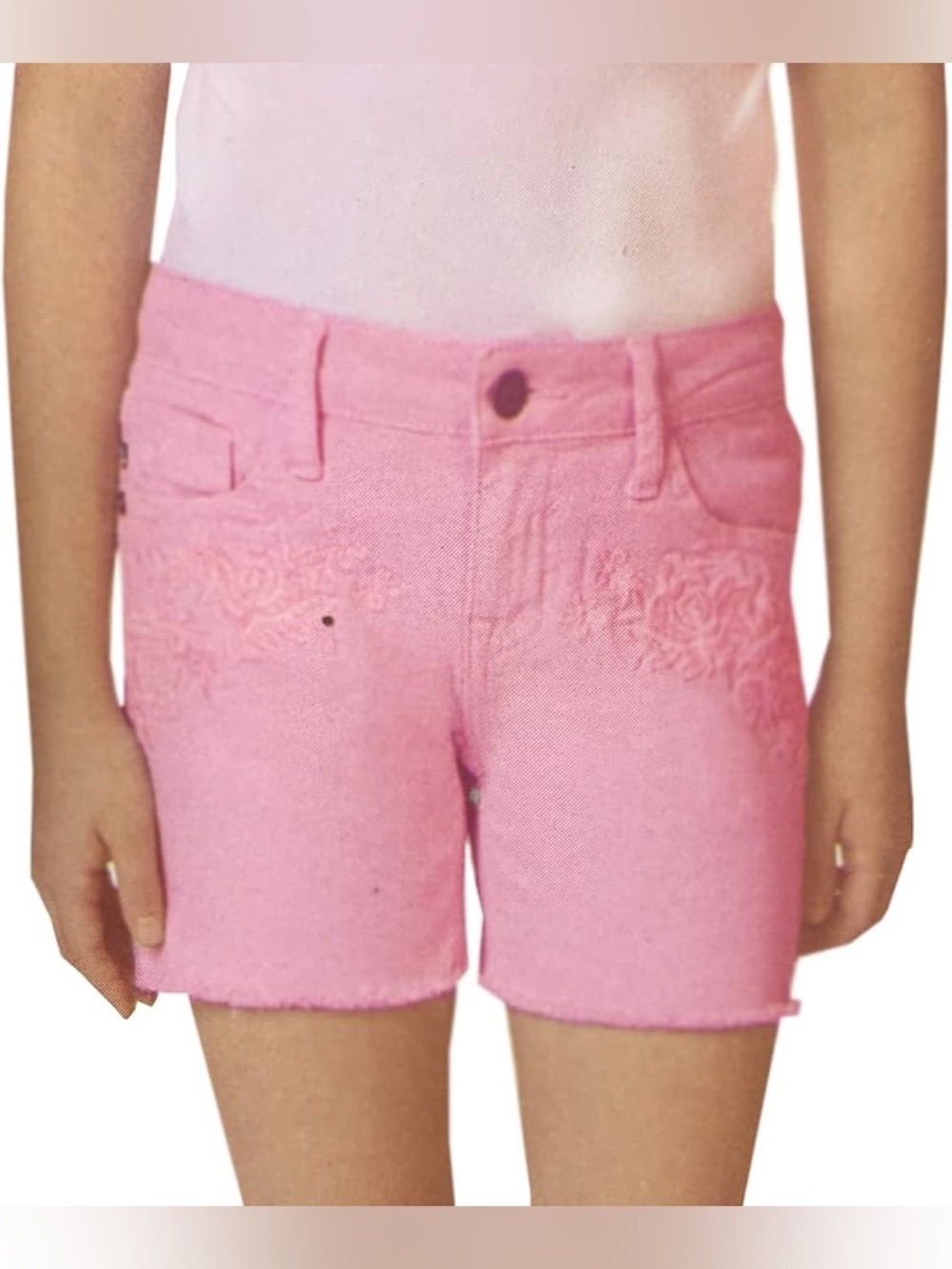 Vigoss kids floral pink Malibu mid shorts